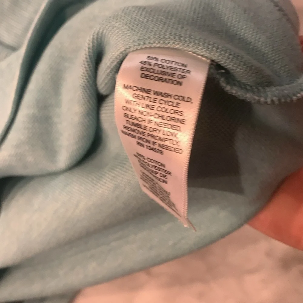 Vineyard vines saltwater 1/4 zip, lagoon tide, size XS